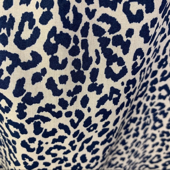 J. Crew Factory Button Front Leopard Shirt 3X - Picture 5 of 7